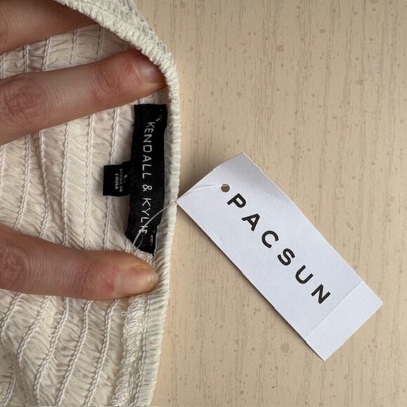 NWT Pacsun Kendall & Kylie Long Sleeve Crop Top - Picture 2 of 3